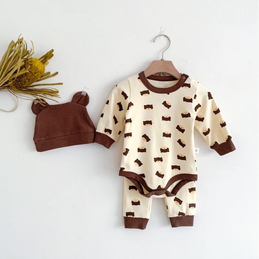 Darling Bear Trio Cozy Set