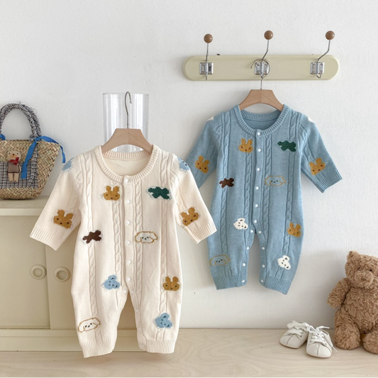 Colorful Friends Knit Bodysuit
