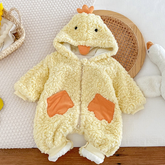 Cheeky Chick Warm Fleece Jumpsuit