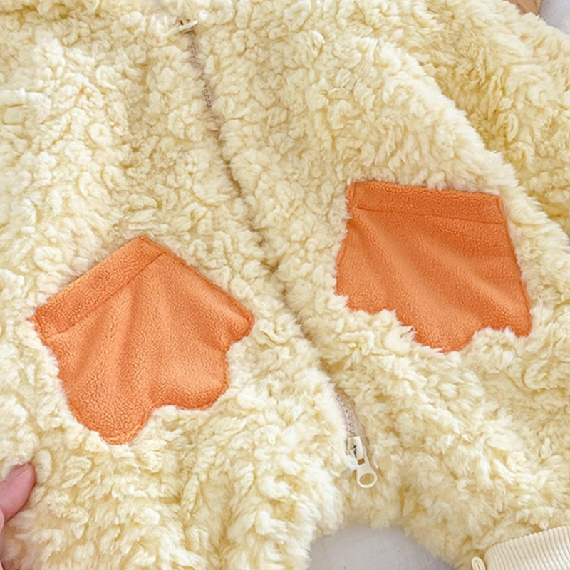 Cheeky Chick Warm Fleece Jumpsuit