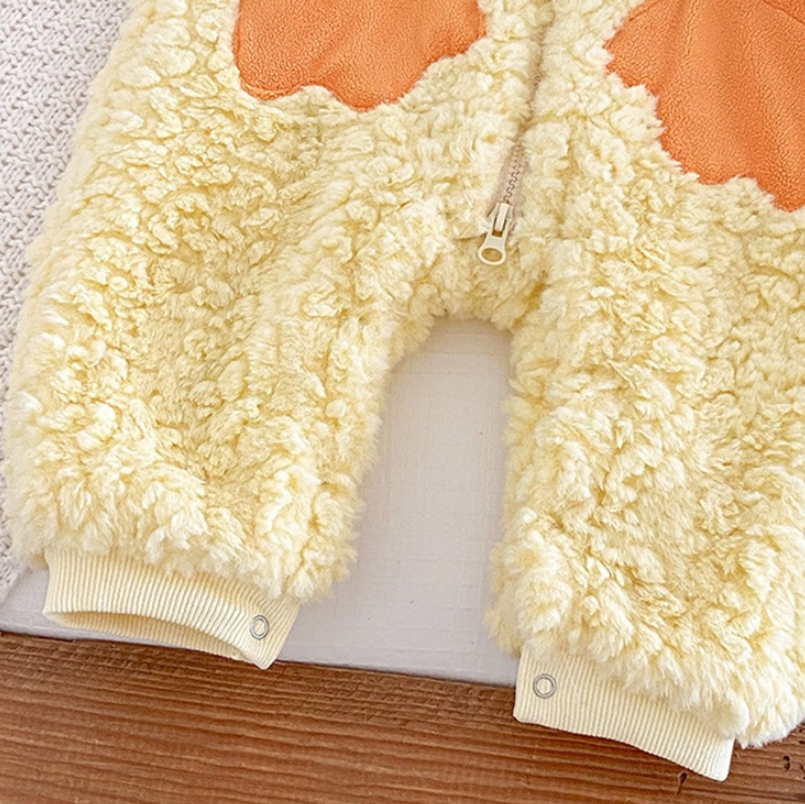 Cheeky Chick Warm Fleece Jumpsuit