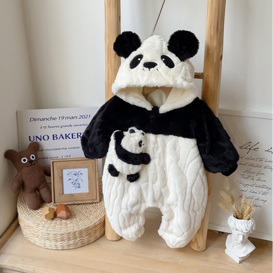 Panda Hooded Bodysuit