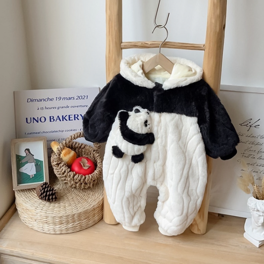 Panda Hooded Bodysuit