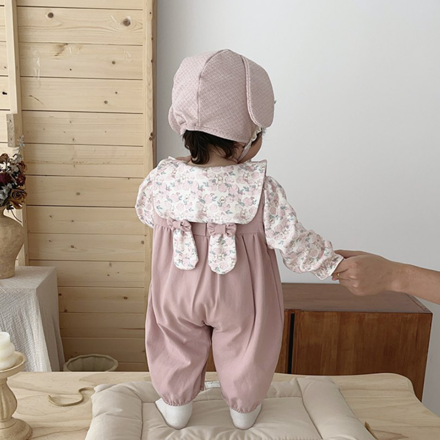 Flower Rabbit Blouse and Bodysuit Set