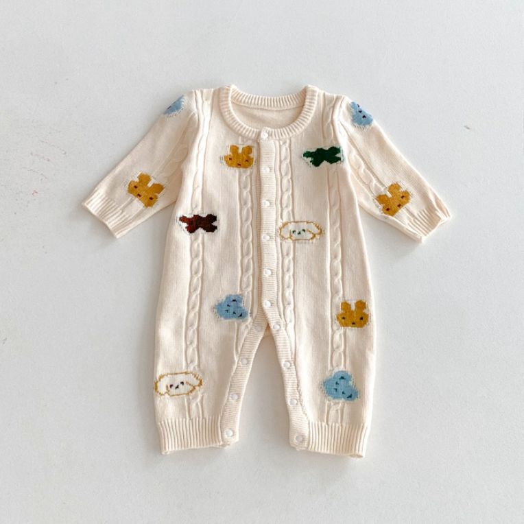 Colorful Friends Knit Bodysuit