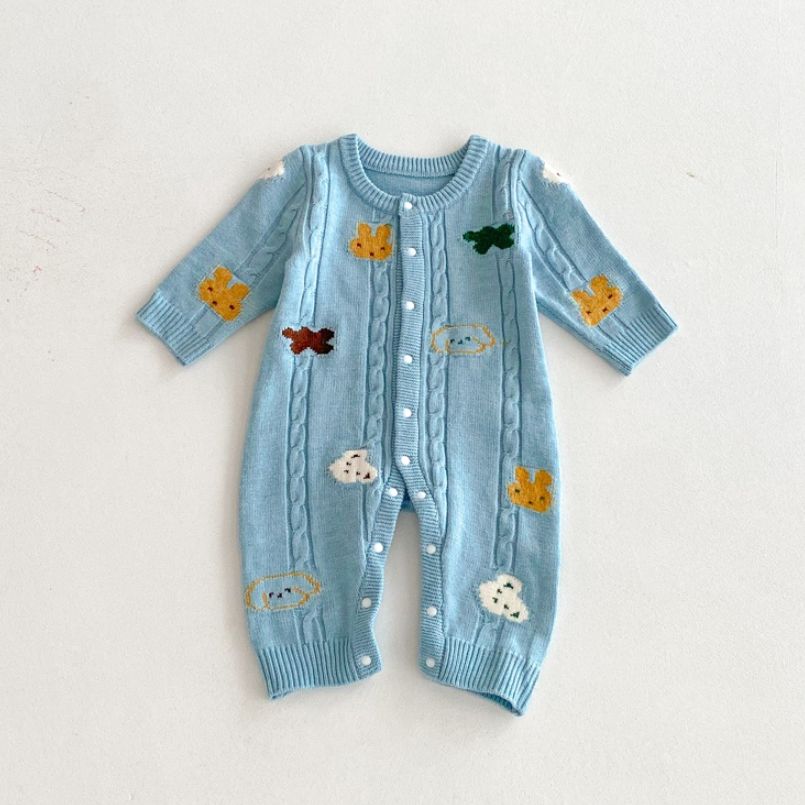 Colorful Friends Knit Bodysuit