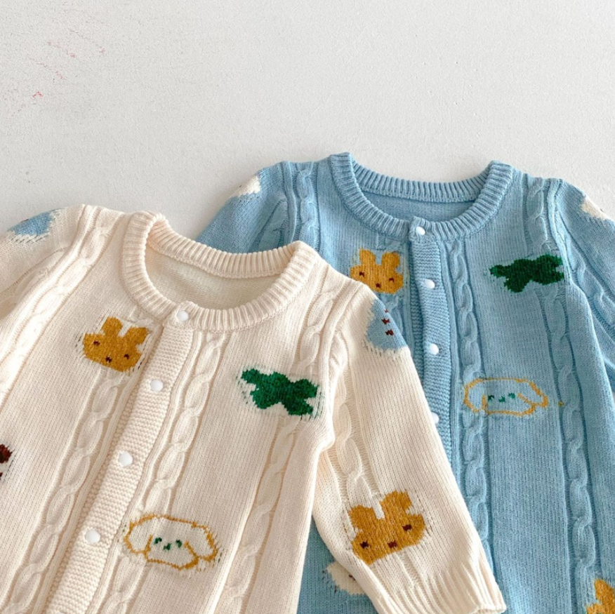 Colorful Friends Knit Bodysuit