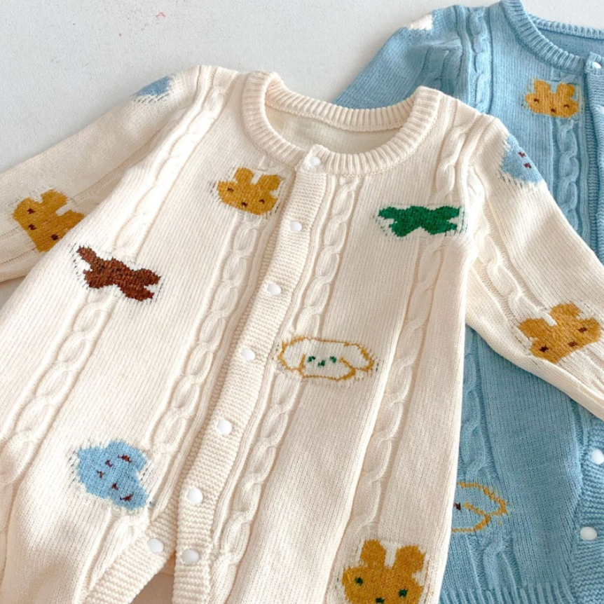 Colorful Friends Knit Bodysuit