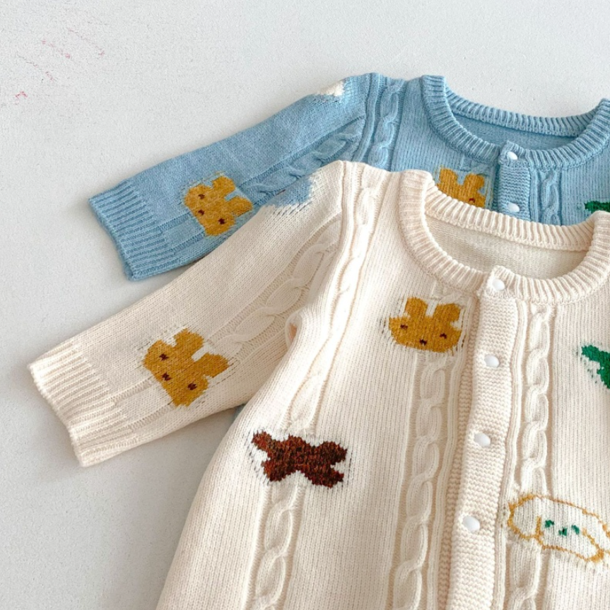 Colorful Friends Knit Bodysuit
