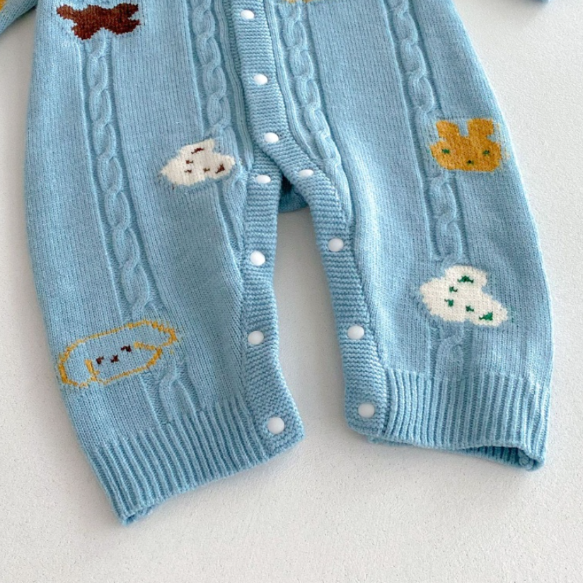 Colorful Friends Knit Bodysuit