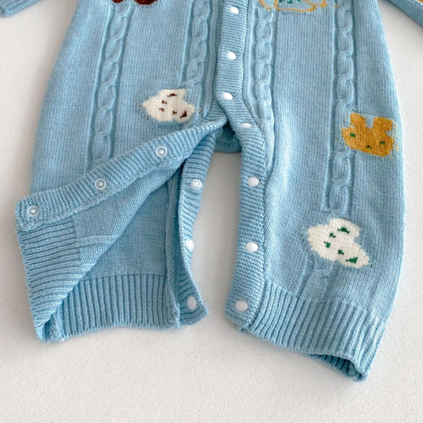 Colorful Friends Knit Bodysuit