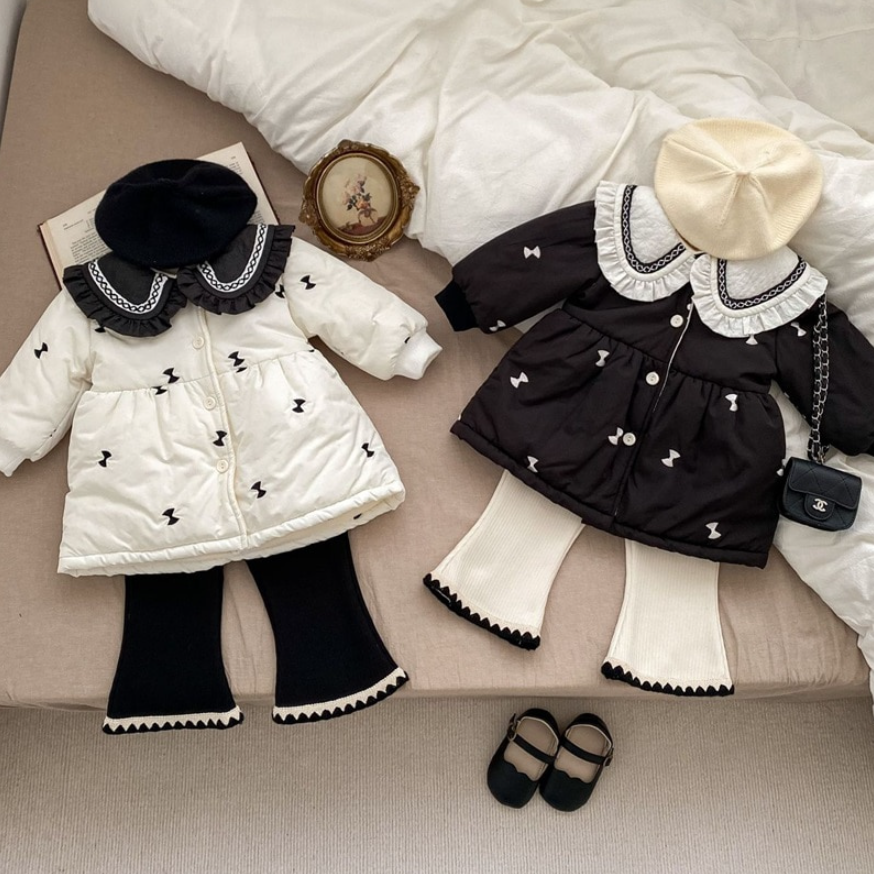 Ribbon Padded Outerwear
