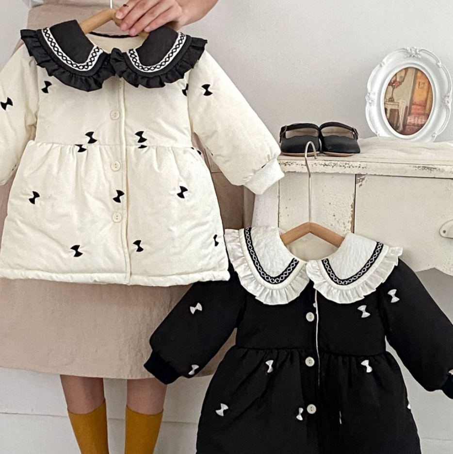 Ribbon Padded Outerwear