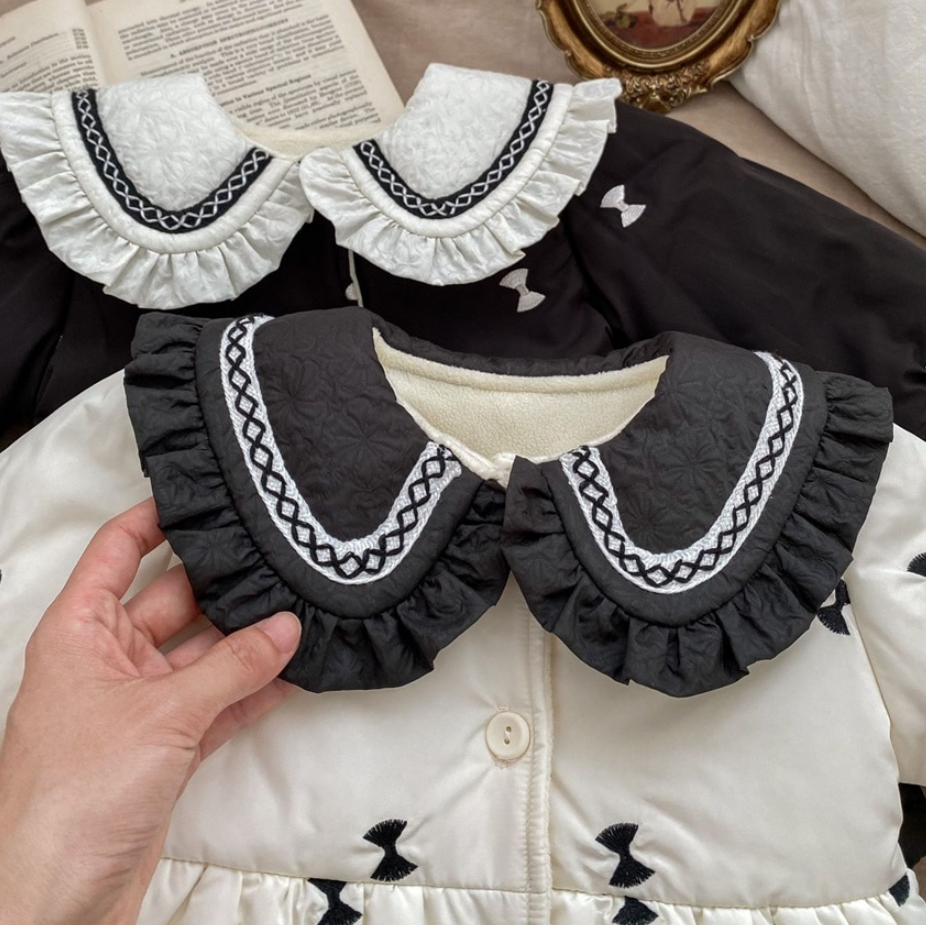 Ribbon Padded Outerwear