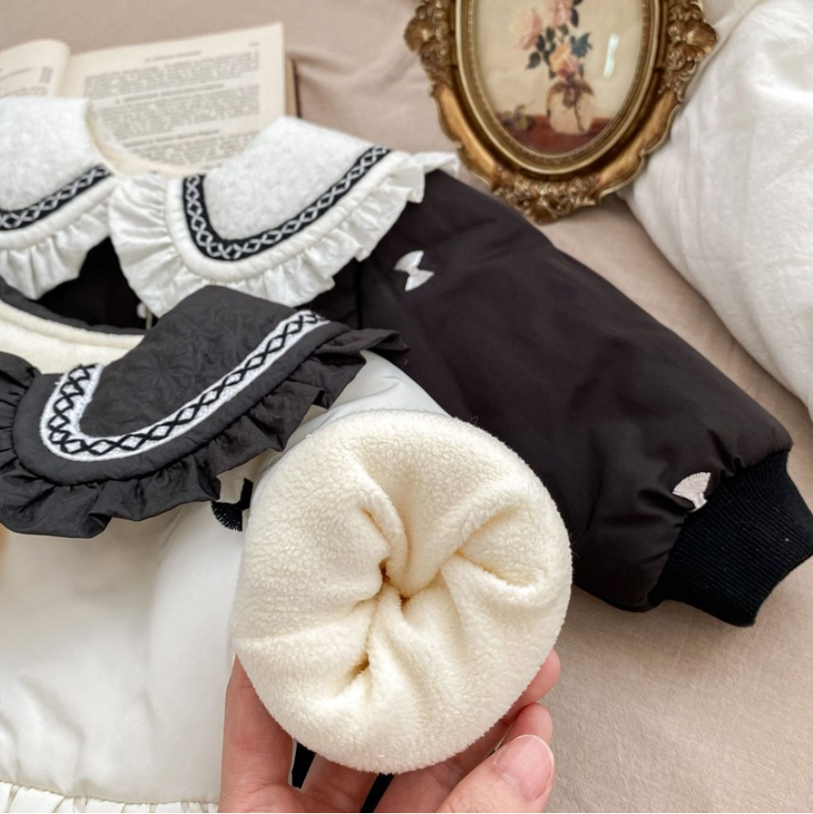 Ribbon Padded Outerwear