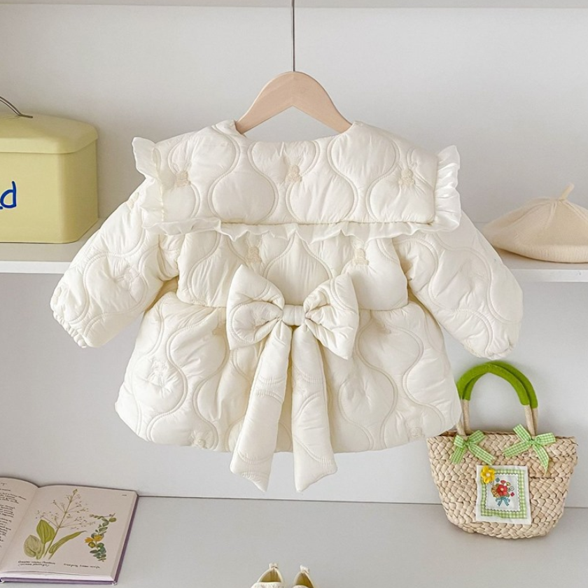Big Bow Rabbit Padded Outerwear