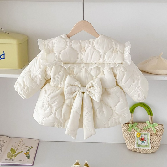 Big Bow Rabbit Padded Outerwear