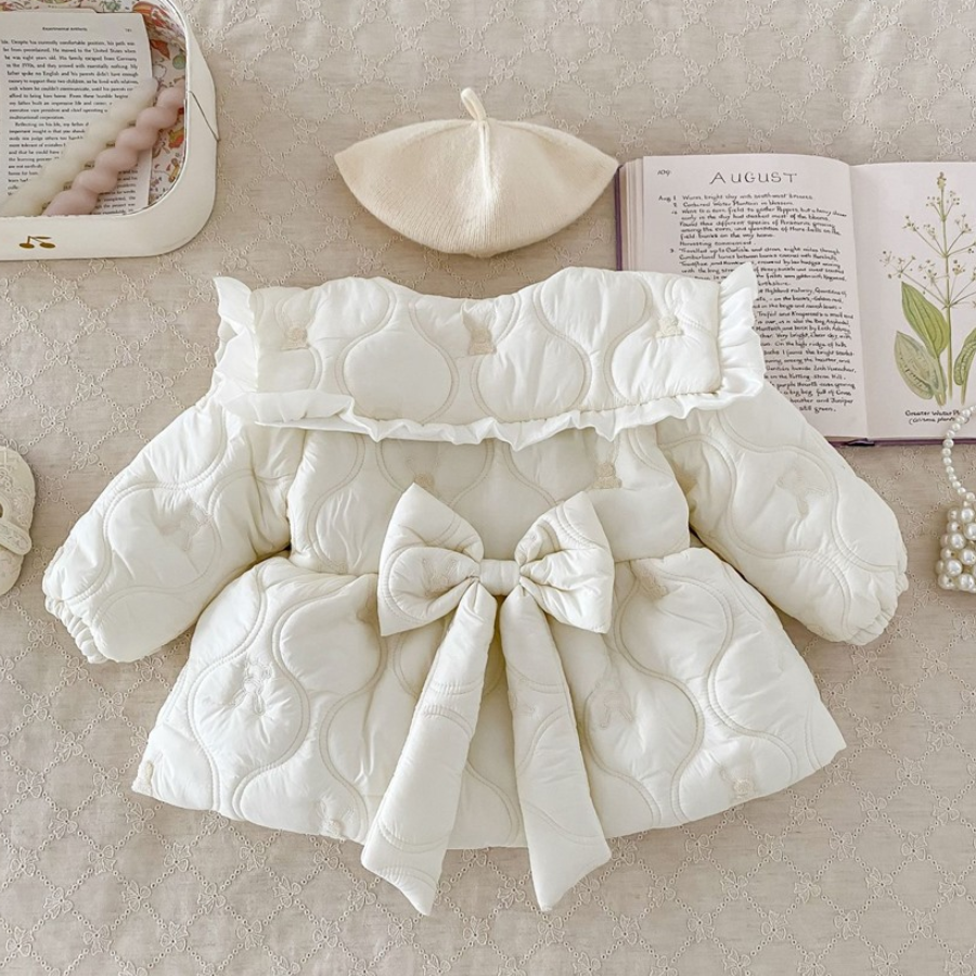 Big Bow Rabbit Padded Outerwear