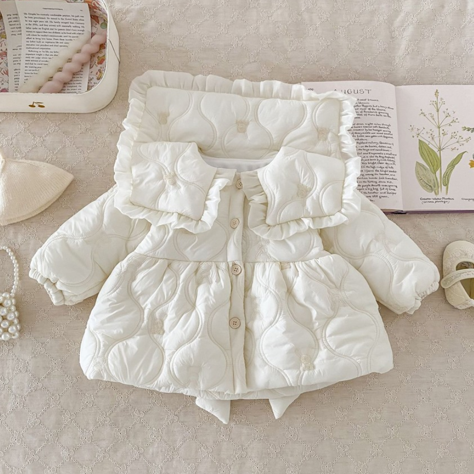 Big Bow Rabbit Padded Outerwear