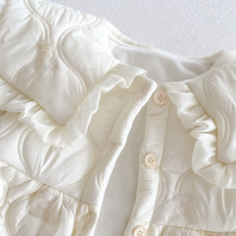 Big Bow Rabbit Padded Outerwear