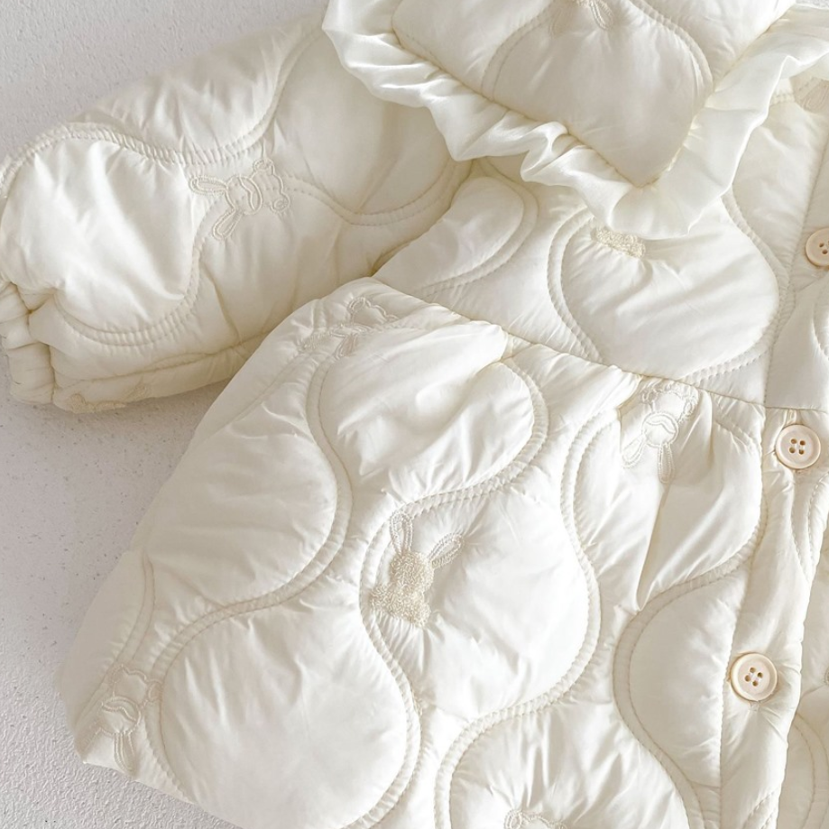 Big Bow Rabbit Padded Outerwear