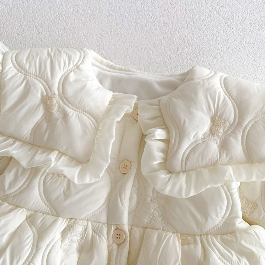 Big Bow Rabbit Padded Outerwear
