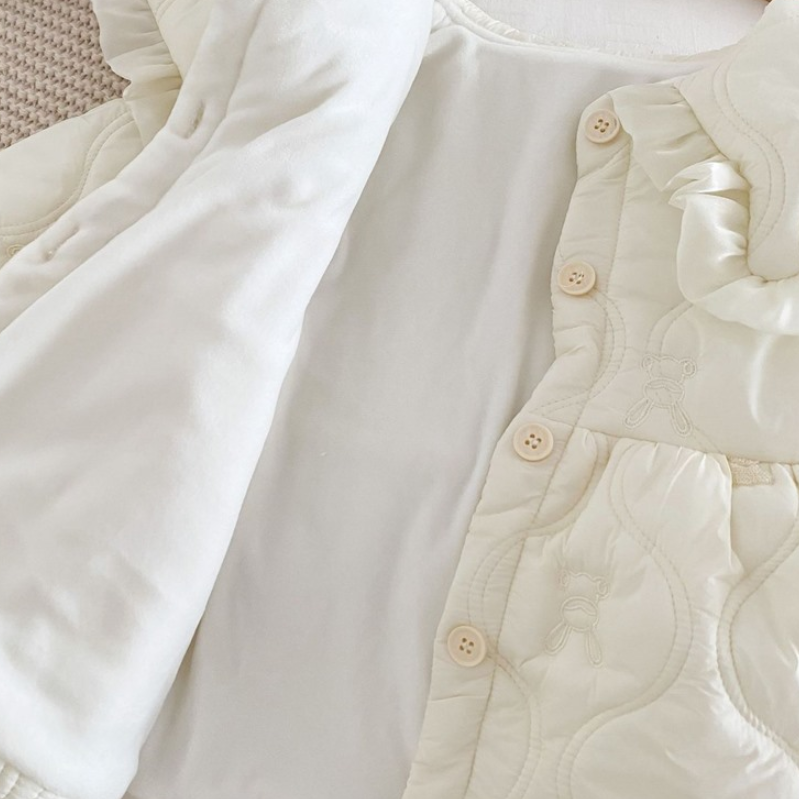 Big Bow Rabbit Padded Outerwear