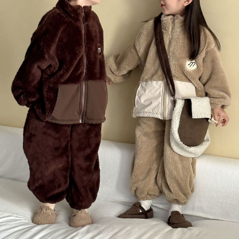 Cozy Cloud Shearling Kids Set
