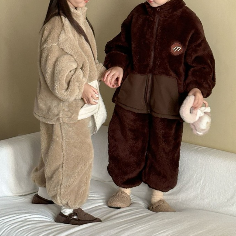 Cozy Cloud Shearling Kids Set
