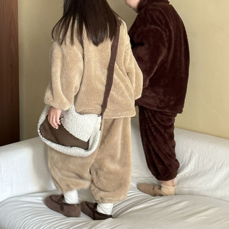 Cozy Cloud Shearling Kids Set