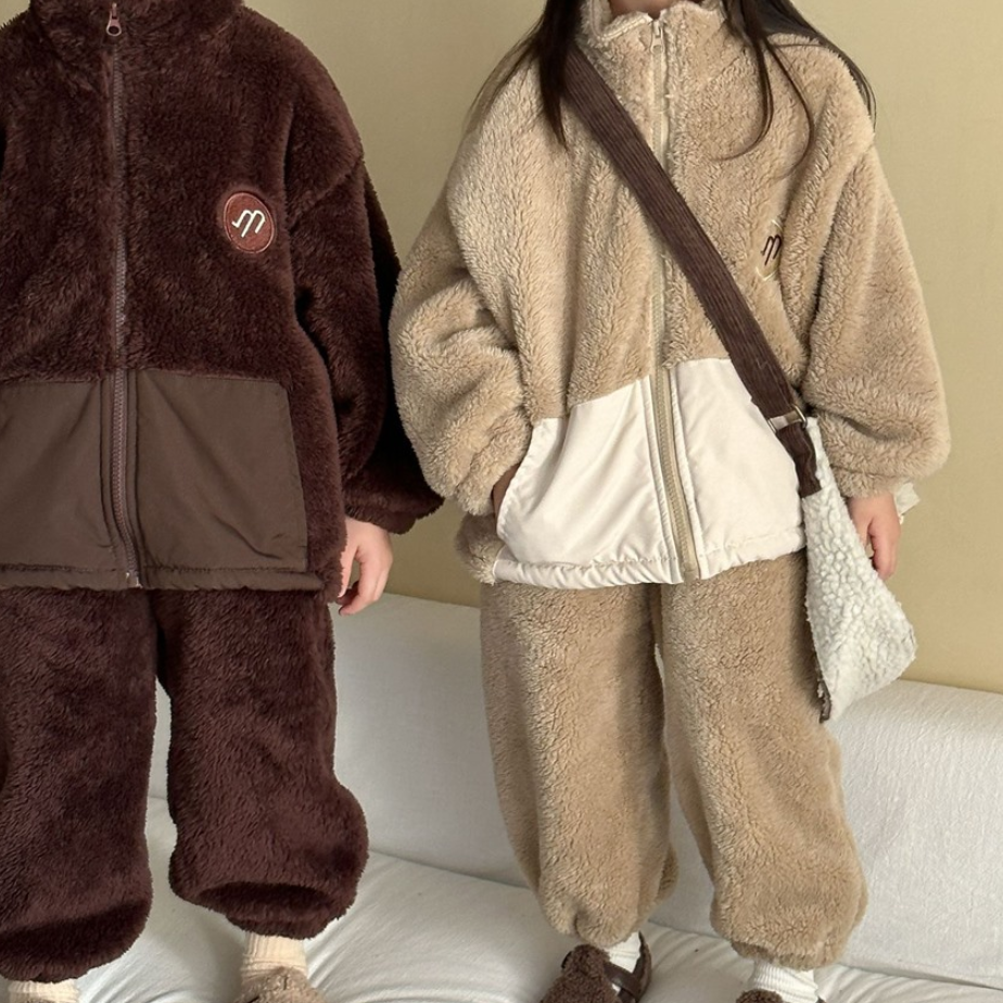 Cozy Cloud Shearling Kids Set