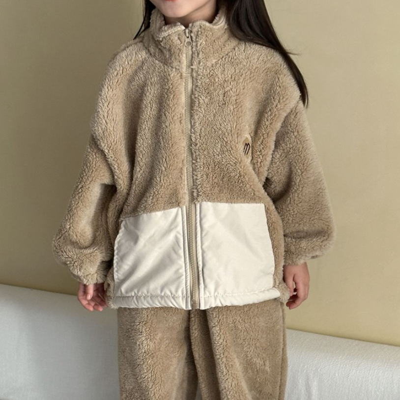 Cozy Cloud Shearling Kids Set