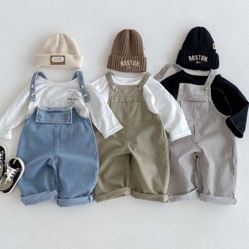 Essential Suspender Overalls (Baby/Toddler/Kids)