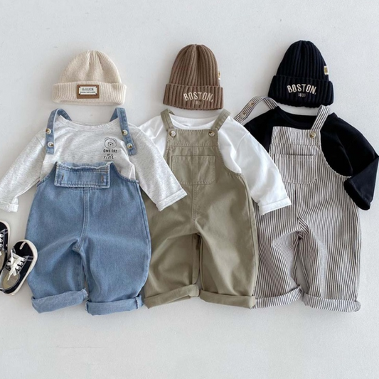 Essential Suspender Overalls (Baby/Toddler/Kids)