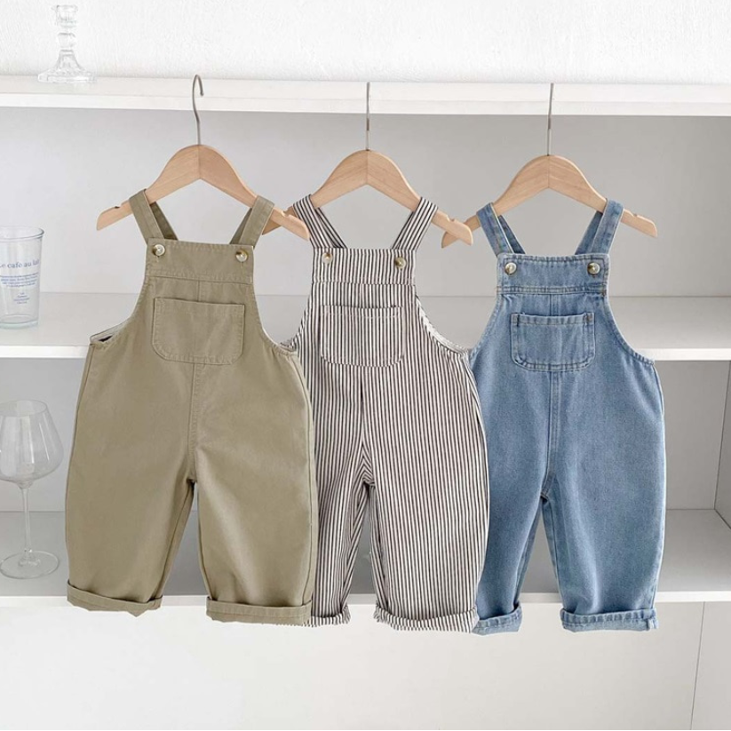 Essential Suspender Overalls (Baby/Toddler/Kids)