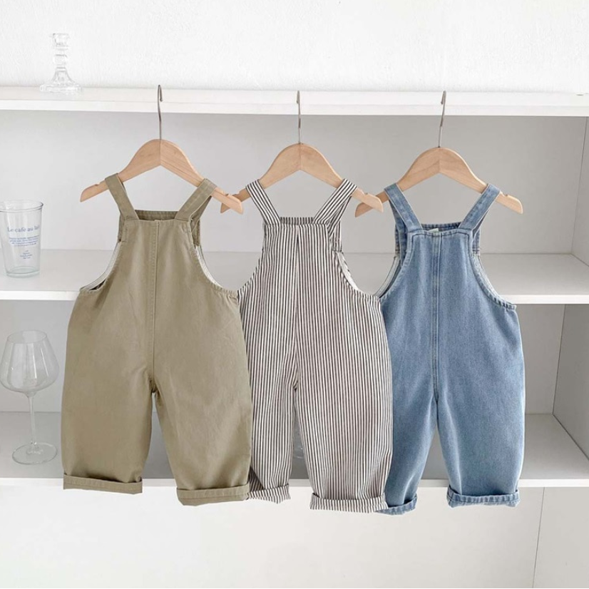 Essential Suspender Overalls (Baby/Toddler/Kids)