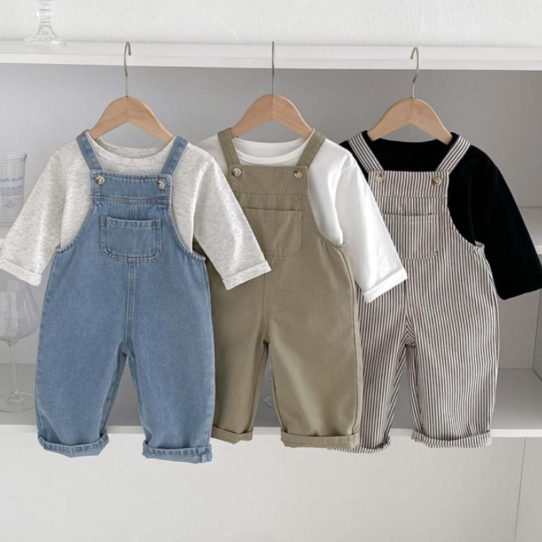 Essential Suspender Overalls (Baby/Toddler/Kids)