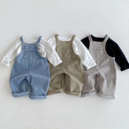 Essential Suspender Overalls (Baby/Toddler/Kids)