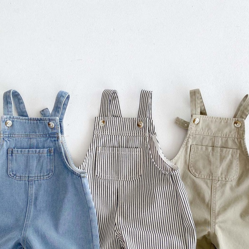 Essential Suspender Overalls (Baby/Toddler/Kids)