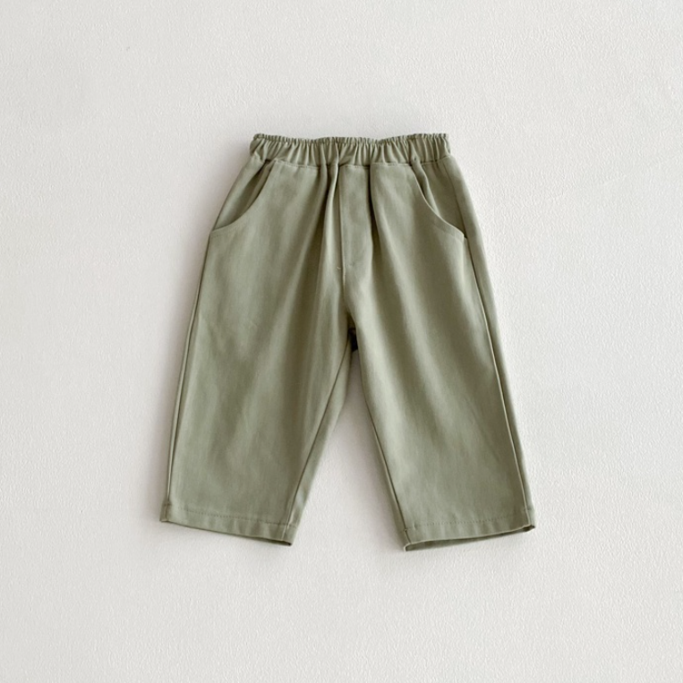 Everyday Cotton Tapered Pants (Baby/Toddler/Kids)