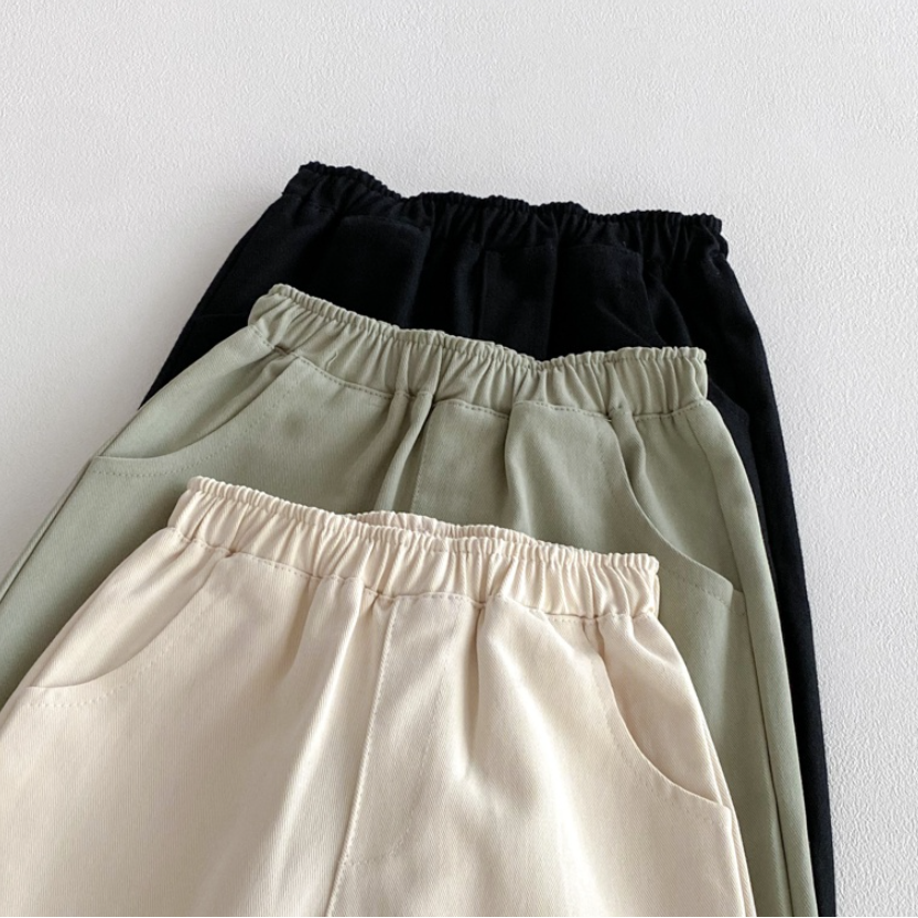 Everyday Cotton Tapered Pants (Baby/Toddler/Kids)
