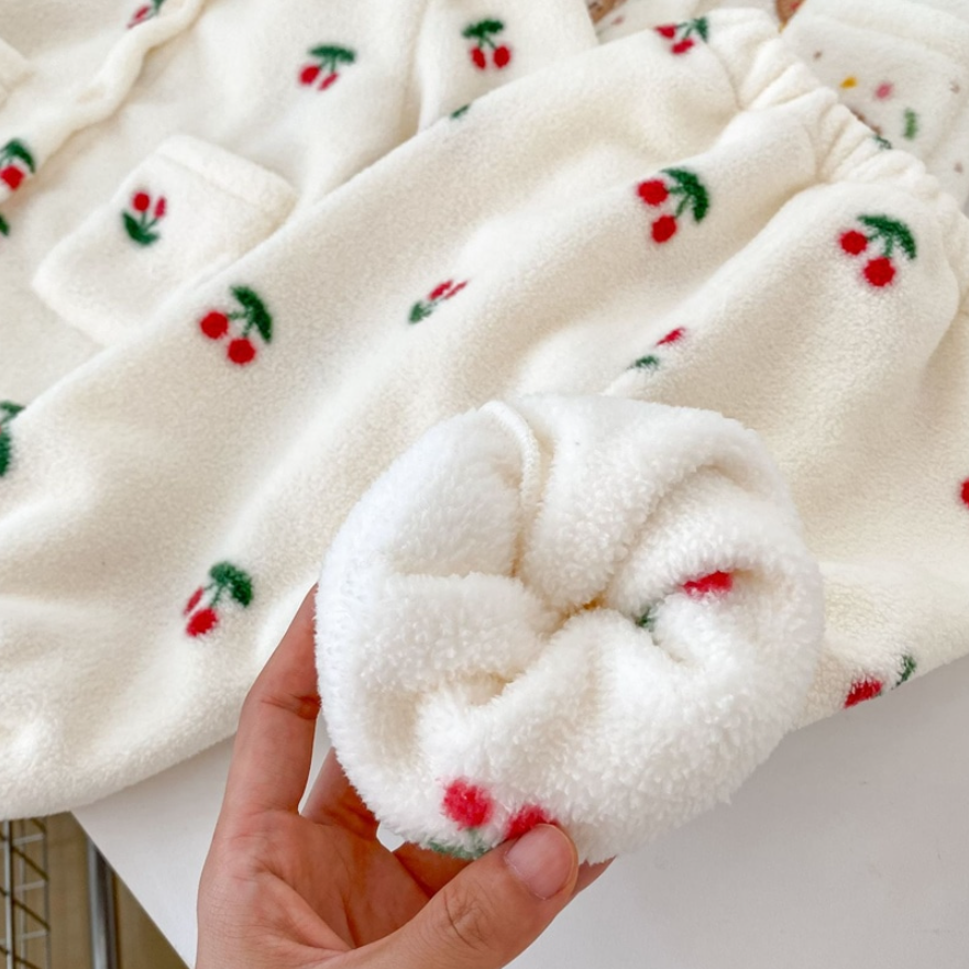Fleece Button-Up Pajama Set (Baby/Toddler/Kids)