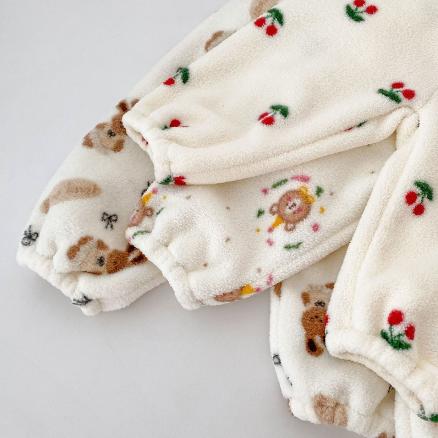 Fleece Button-Up Pajama Set (Baby/Toddler/Kids)