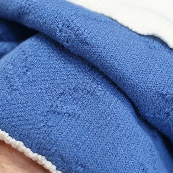 Textured Bear Appliqué Knit Sweater (Kids/Junior)