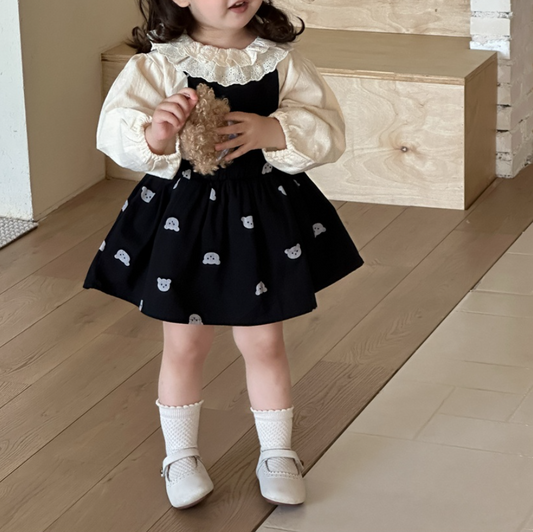 Bree Bear Dress + Blouse Set