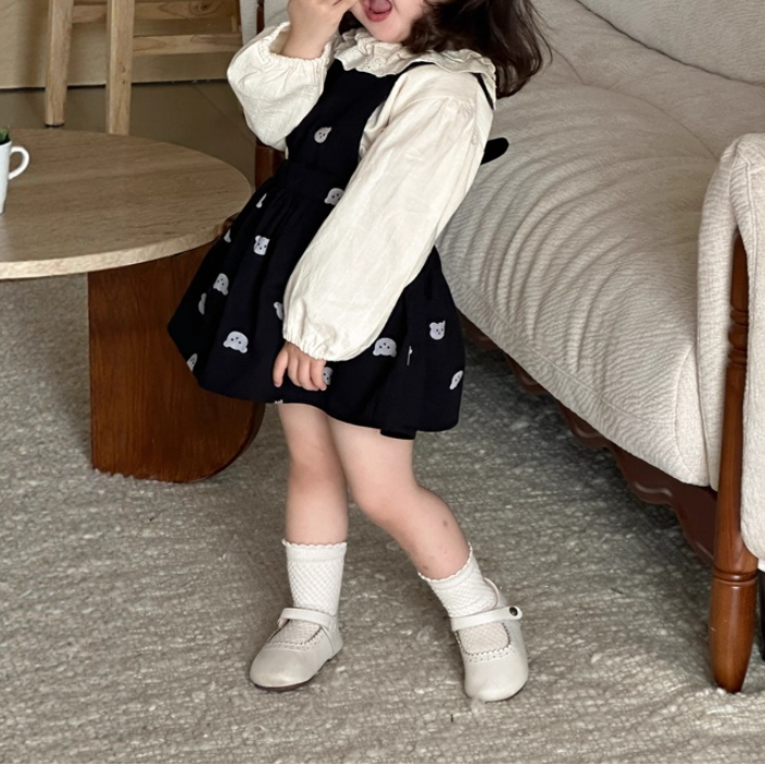 Bree Bear Dress + Blouse Set