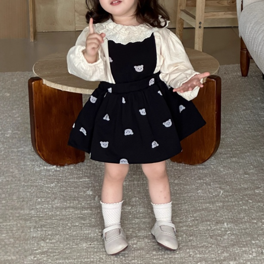Bree Bear Dress + Blouse Set