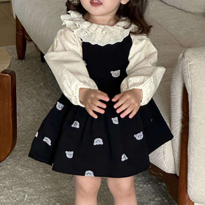 Bree Bear Dress + Blouse Set