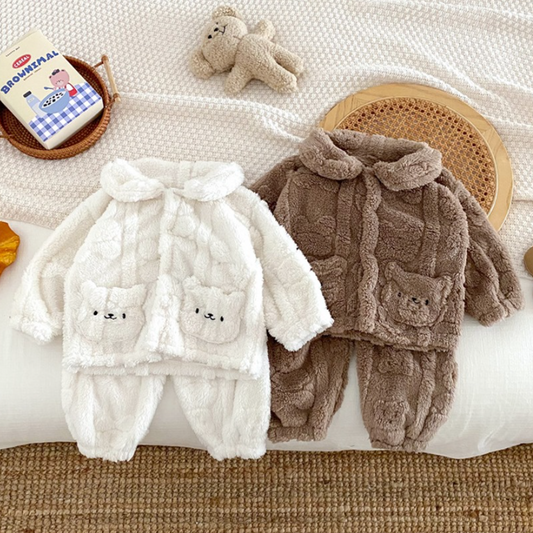 Cozy Cloud Bear Pajama Set