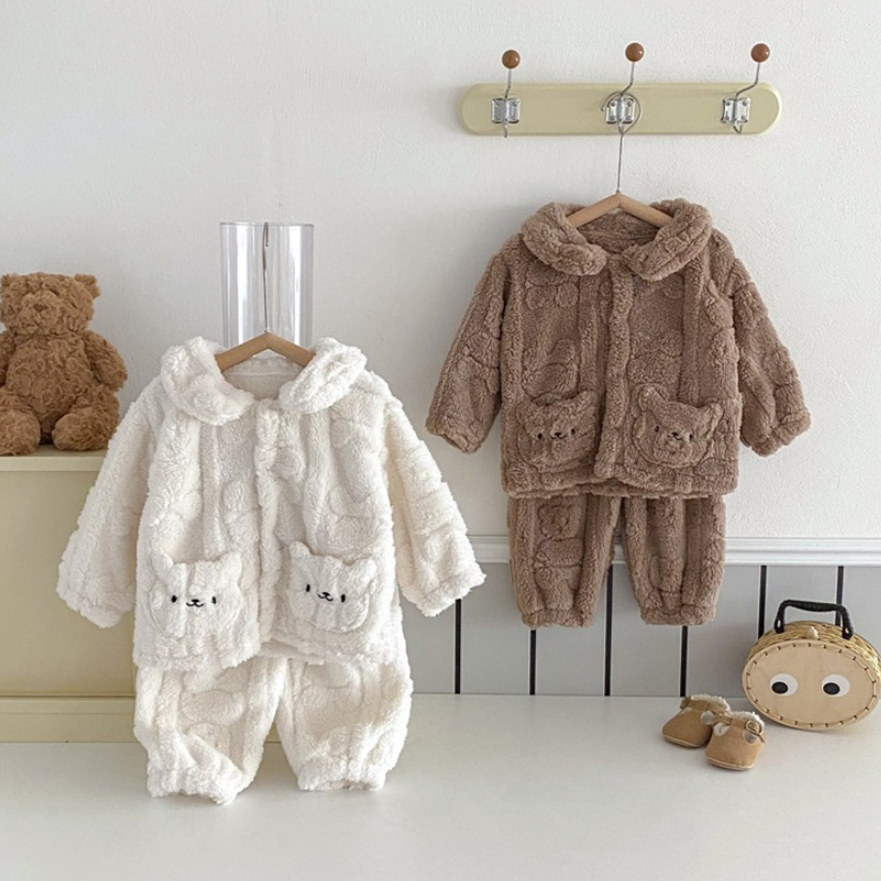 Cozy Cloud Bear Pajama Set